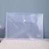 Bolsa de archivo portátil, transparente, sencilla, portátil, con cierre a presión, bolsa de almacenamiento de archivos, bolsa organizadora de información de archivos A4, venta al por mayor