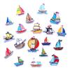 Stickers de Tela Transfronterizos Explosivos de Dibujos Animados Stickers de Tela para Planchar Parche de Navegación Ropa de Niños Stickers Decorativos Parche Bordado