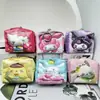 Bolsa de Monedas Brillante de PU de Dibujos Animados Kuromi Cinnamoroll My Melody Cinnamoroll Bolsa de Almacenamiento para Monedas y Auriculares