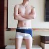 Cuecas Masculinas Novas e Modernas Estilo Coreano Algodão Boxer Briefs Esportivas Respiráveis Elásticas Confortáveis Estudante Juventude Boxer Briefs