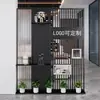 Tela de Escritório com Divisória Simples em Vidro Changhong, Painel de Fundo Móvel Minimalista Moderno para Recepção de Empresa e Parede de Imagem de Entrada