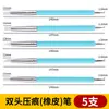 Ferramenta de Silicone com Ponta Dupla para Marcar Argila 5 Peças Caneta de Ponto de Borracha Ferramenta DIY para Bonecos de Argila