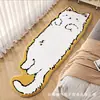 Tapete de gato de desenho animado para uso doméstico em imitação de caxemira, tapete absorvente e amigo da pele para sofá na sala de estar, pode ser personalizado com etiquetas e enviado em nome do cliente