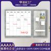 Tablero de Notas de Calendario Semanal Personalizado Tablero Perforado con Agujeros Tablero de Escritura Decoración de Habitación Estante de Almacenamiento Colgante Multifuncional