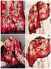 Bufanda de Seda Brocada Estilo Nuevo 2025 para Mujer, Primavera y Otoño, Elegante Versión Coreana, Bufanda de Seda Versátil de Hangzhou y Chal
