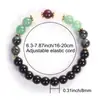Amazon Aliexpress Pulseira de Granada Pulseira de Aventurina Verde Obsidiana Pedra Natural Atacado Relatório de Teste de Material