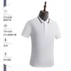 Camisa Polo 2023 Masculina Grupo Negócios Top Verão Roupas de Trabalho Feminina Estampável Moda Casual Camiseta de Manga Curta