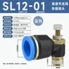 Cilindro Neumático Conector Rápido de Cánula Válvula de Flujo Ajustable Sl4-M5/6-01/8-02/10-03/1 Metabo