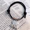 Pulsera de Cuerda para Gastar Fantasma de Montaña de Estilo Chino Nuevo, Pulsera de Ramitas, Estilo Tinta, Pulsera para Gastar Fantasma de Montaña, Masculina, Nicho, Vintage, Cuentas de Piedra Natural
