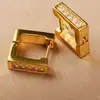 2025 Nuevos Pendientes al por mayor de Acero de Titanio Color Conservante con Relieve de Bambú Moda Retro Diseño Retro de Nicho Pendientes