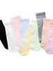 Calcetines de verano para niños, finos, para niños y niñas, calcetines blancos, calcetines grandes de cristal para niños.