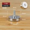 Pata de Mueble Ajustable Pata Ajustable Soporte para Uñas de Pie Pata de Gabinete Ajustable Pata Móvil M6M8M10 Accesorios de Ferretería