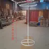Adereços de Arte em Ferro para Casamento Suporte de Chão Anel Redondo Guirlanda de Flores de Teto Estrutura de Suporte de Pé Cenário de Casamento Guia de Caminho Decoração de Guirlanda de Flores