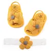 Zapatos para Bebé Suela Suave Sandalias de Flores Zapatos para Bebé y Niño Pequeño Sandalias Nuevas de Verano Zapatos para Bebé 2459