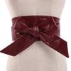 Fajas para Mujer Accesorios Vestido Cinturón Ancho Lazo Cinta Larga Moda Cuero Cinturón de Mujer Venta al Mayoreo de Fábrica