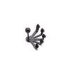 Aretes de botón de palma de diseño original de acero inoxidable, personalidad, tendencia, aretes piercing, estilo callejero oscuro, aretes de botón ins para hombres y mujeres