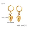 Moda Europeia e Americana Simples Estiloso Aço Inoxidável Banhado a Ouro 18K Pingente Fofo de Fruta Morango Colar Conjunto de Joias Femininas