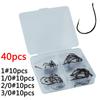 Anzuelo de pesca Wacky Group, anzuelo de pesca invertido, anzuelo para locha, anzuelo de gusano blando, anzuelo de luya de pozo negro en caja