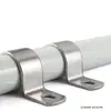 Abrazadera de Tubería Espesa de Acero Inoxidable 304, Accesorios para Tuberías de Agua PPR, Abrazadera en Forma de U para Tubería Redonda, Sujetador de Montaje en Pared