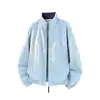 Chaqueta funcional de estilo stand-up, nueva de primavera de marca de moda para hombre, abrigo casual versátil de pareja de ajuste holgado estilo retro americano