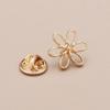 Botão anti-reflexo botão oculto mini broche feminino tudo combina decote fixo no peito roupas camisa requintado não botão pino