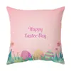 Funda de almohada de Pascua Amazon Cubierta para sofá de sala de estar Funda para almohada de coche Cojín para ventana de mirador Cintura de oficina