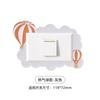 Estrictamente Seleccionar Cubierta Protectora para Interruptor Pegatinas para Interruptor de Luz de Hogar Pegatinas de Pared Cubierta de Borde Decorativo para Enchufe Cubierta Creativa Anti-Suciedad