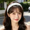 Scrunchie pequeno de tecido floral estilo coreano para mulheres, tiara de alta qualidade, presilha de cabelo de coroa alta, elástico de cabelo suave, acessório de cabelo