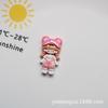 Accesorios de resina roja con forma de oso rosa, pegamento en crema, funda para teléfono, tocado, horquilla, broche, caja de almacenamiento, enjuague bucal, material de taza