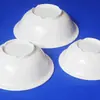 Plástico de melamina imitação de porcelana tigela reversa branca tigela de mingau de café da manhã comercial tigela rasa para sopa tigela para leite de soja