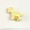 Acrílico UV Color Real Chapado Pony DIY Cadena para Teléfono Móvil Bolso Colgante Material con Cuentas Accesorios de Joyería Cuentas con Agujero Recto