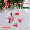 Promoção Quente Atacado Decorações de Nail Art de Natal Desenho Animado Fofo Papai Noel 3D Material de Resina DIY Pacote de Acessórios