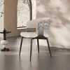 Silla de comedor simple, de alta gama, de lujo ligero, estilo chino, para uso doméstico, silla premium para isla de cocina con reposabrazos, respaldo con cojín suave, adecuada para hoteles y conversaciones informales