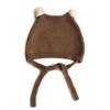 Cat Brother Chapéu Infantil Chapéu De Malha Bebê Bonito Boné De Bola Meninos E Meninas Moda Inverno Lace-up Lã Chapéu