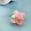16mm duas cores tridimensional colorido superfície transparente colorido por dentro e por fora Contas de trevo Acessórios de miçangas DIY