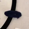 Presilha de Cabelo Fofa Estilo Francês de Pelúcia Quadrada BB Clip Fio de Tricô Colorida Grampo de Cabelo Grampo de Franja Acessório de Cabelo