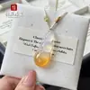 Pingente Colorido de Ágata Tipo Gelo Natural Ano da Colheita Charme Calcedônia Mordida de Doce Buda Sorridente Colar de Jade Pingente de Clavícula