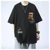 Camiseta de Algodón Puro de Manga Corta para Niños de Verano, Marca de Moda, Holgada, Adolescentes, Estudiantes de Secundaria y Preparatoria, Camiseta de Manga Tres Cuartos para Niños Mayores