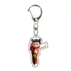 Nezha 2 Niño Demonio Naohai Alrededor de Nezha Ao Bing Lindo Divertido Decorativo Mochila Escolar Colgante Pequeño Llavero de Acrílico