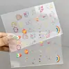 Lindos Pegatinas de Transferencia de Dibujo Simple de Dopamina de Dibujos Animados Adorables Pegatinas para Decoración de Fundas de Teléfono y Tazas Calcomanías Impermeables para Decoración DIY
