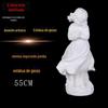 Segurando pombo menina estátua de gesso 52 CM arte ensino aids suprimentos esboço pintura pessoas Escultura decoração para casa