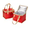 Bolsas Térmicas de Aislamiento para Año Nuevo con Logo Personalizado, Bolsas de Regalo Gruesas de Papel de Aluminio para Hoteles de Lujo, Bolsas Tote para Empaque de Pepino de Mar Salto del Buda