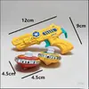 Pistola Giratoria para Niños Nuevo Lanzador Giratorio Luminoso Par Plato de Combate Apilable Pistola de Juguete para Niño 3-6-10 Años