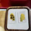 Pegatina de Teléfono de Oro Puro 999 para la Riqueza, Atrae la Fortuna de Todas las Direcciones, Acumulación Diaria de Riqueza, Regalo de 2 mg, Entrega Directa de Fábrica