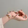 Pulseira Transparente com Contas de Verão Estilo Fresco e Cool Elegante Exquisita Borla Alta Qualidade Beleza Única Pulseira