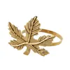 Nuevos Anillos para Servilletas Retro de Amazon, Soportes para Servilletas de Calabaza y Hoja de Arce, Anillos para Servilletas de Restaurante Occidental de Hotel, Anillos de Tela