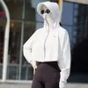 Chaqueta de Manga Larga de Seda Helada para Verano al Aire Libre Anti-UV para Ciclismo y Conducir, Ropa Delgada Transpirable, Chal, Ropa de Protección Solar al por Mayor para Mujeres