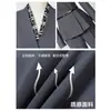 Traje Gris Traje para Mujer en Otoño, Profesional Elegante, Ropa de Trabajo para Recepción de Hotel, Ropa de Trabajo para Departamento de Ventas de Joyería, Elegante