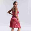 Pijama Nuevo de Mujer Primavera/Verano 2026 Comercio Exterior para Mujer Camisola de Seda de Hielo con Ribete de Encaje Camisón Venta al por Mayor Transfronteriza