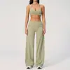 Conjunto de Sutiã Esportivo Cruzado Justo Beauty Back Fitness Cintura Alta Casual Corrida Europeu e Americano Conjunto de Yoga 5529